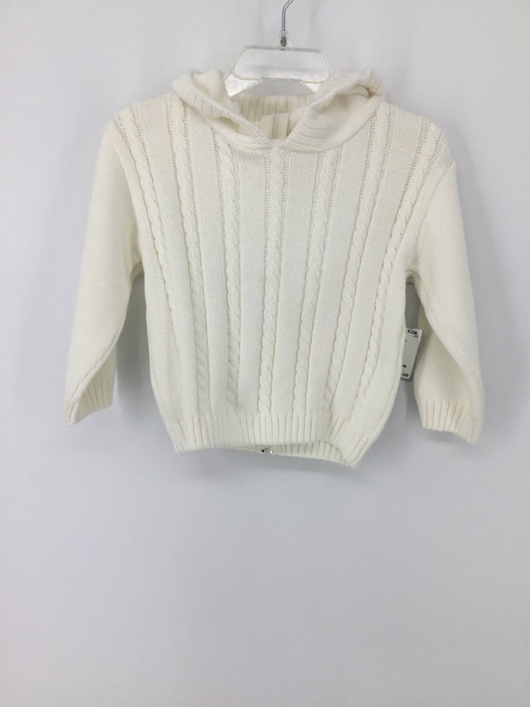 Boutique Collection Child Size 12 Months White Solid Sweater - boys