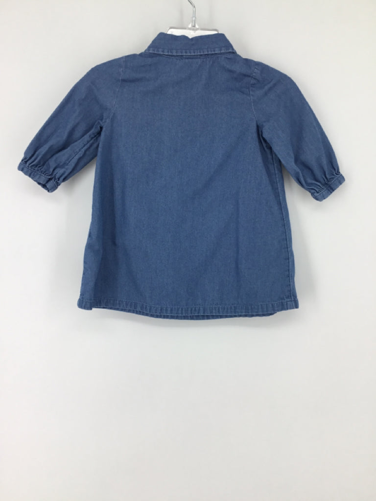 Old Navy Child Size 3-6 Months Blue Dress - girls