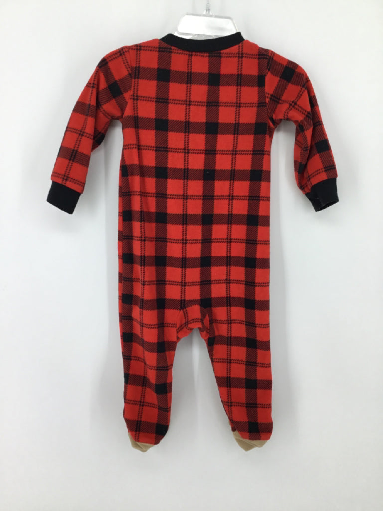 Carter's Child Size 9 Months Red Sleepers
