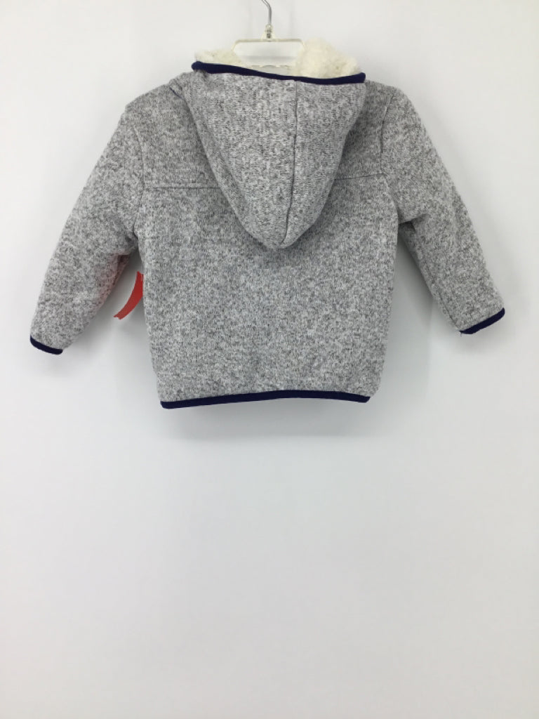 Eddie Bauer Child Size 12 Months Navy Solid Hoodie - boys