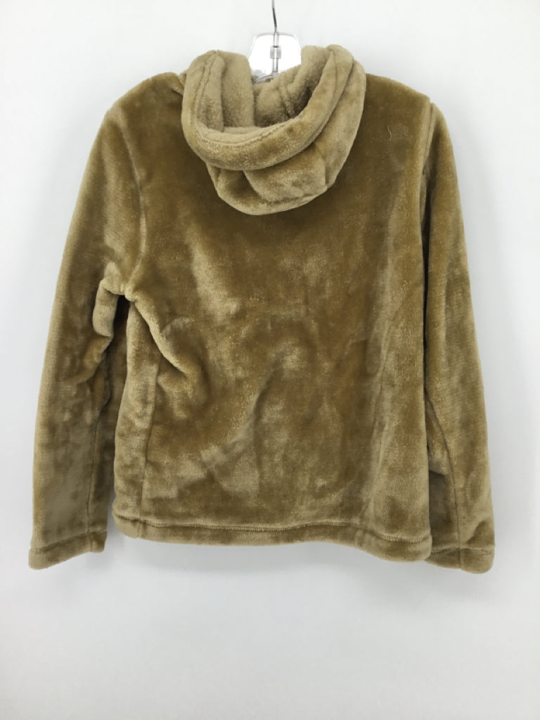 Lands' End Child Size 10 Gold Solid Hoodie - boys