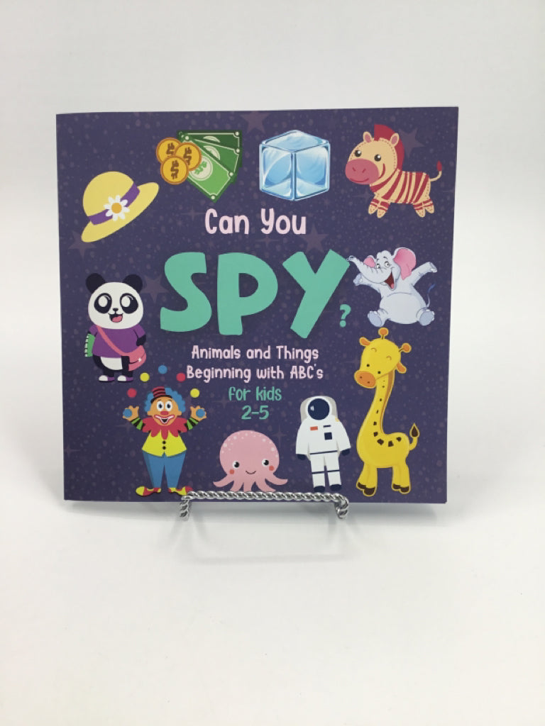 Can You Spy Animals and Things Beginning with ABC's Paperback Book