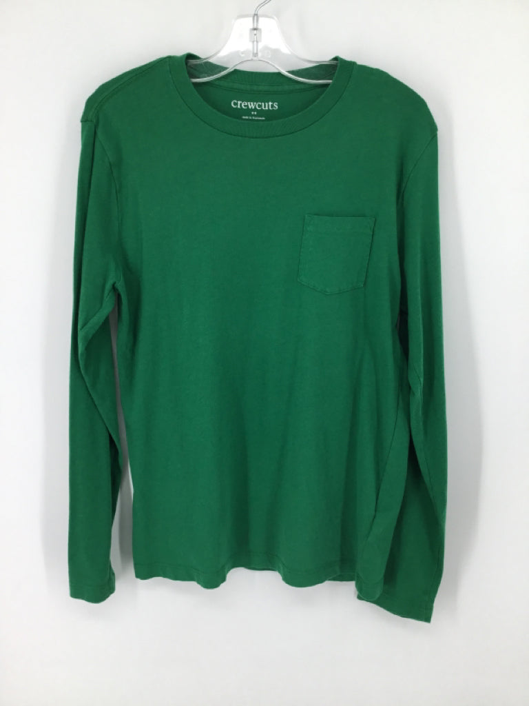 Crewcuts Child Size 12 Green Solid T-shirt - boys