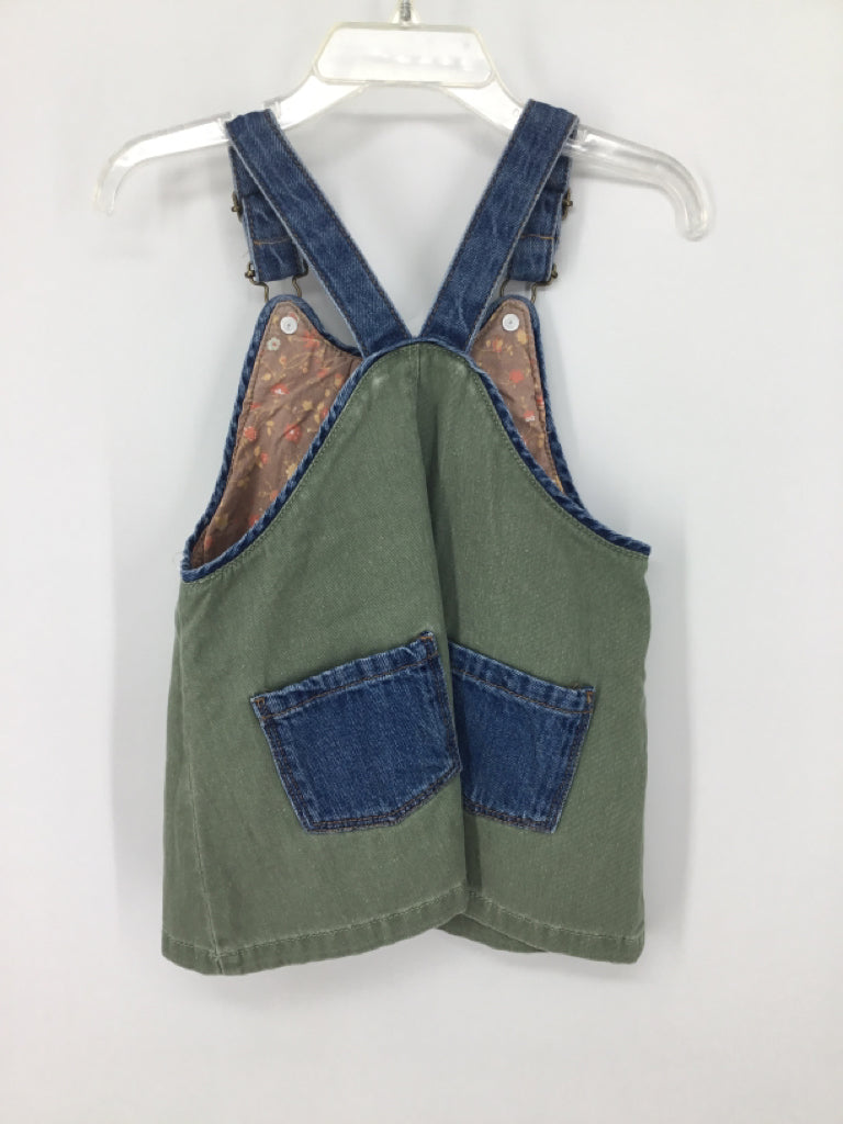 Zara Child Size 12-18 Months Green Dress - girls