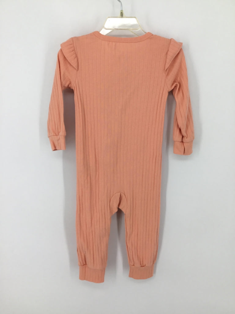 Carter's Child Size 18 Months Peach Pajamas - girls