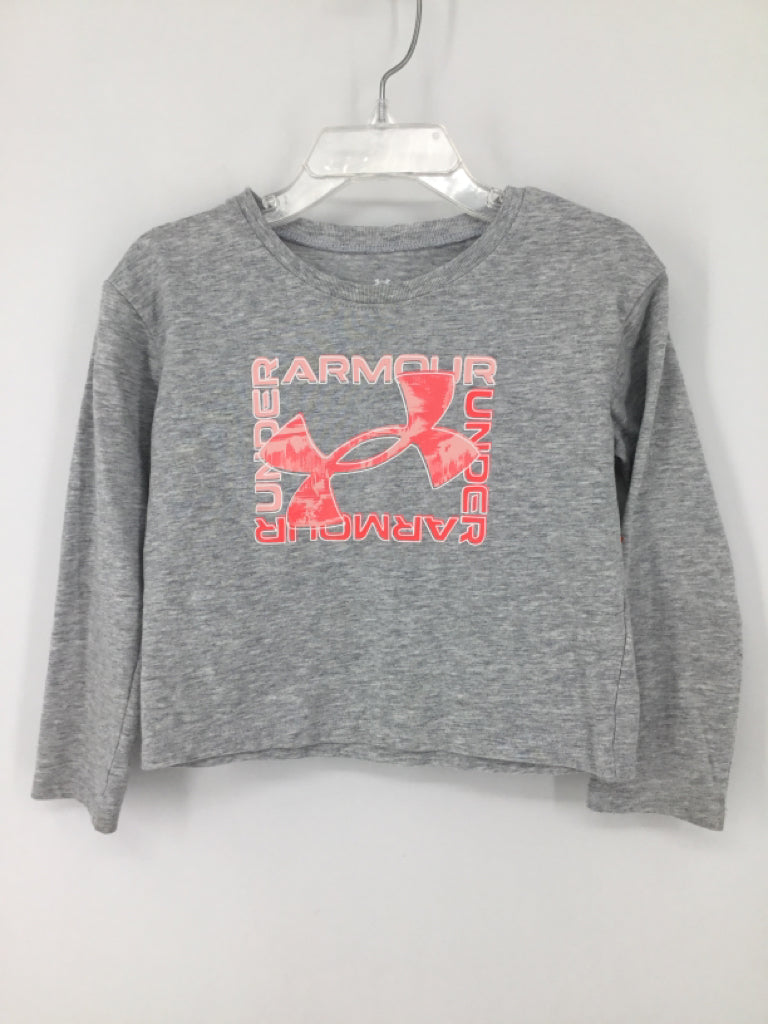 Under Armour Child Size 3 Gray T-shirt - girls