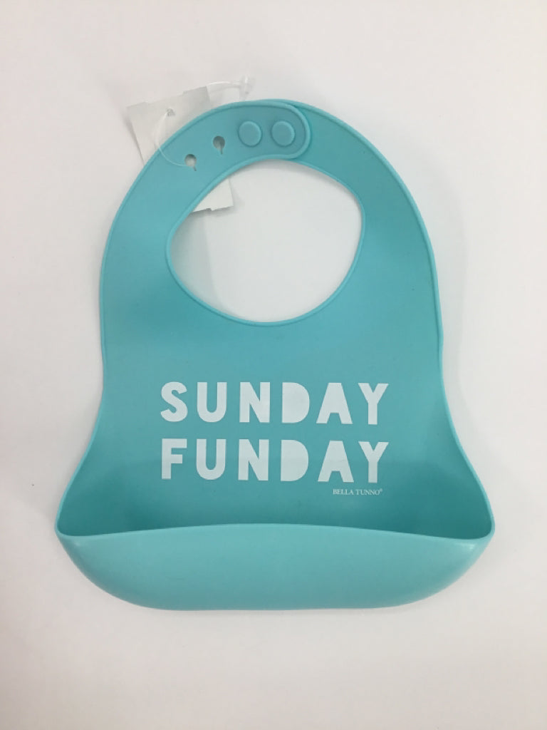 Bella Tunno Blue Silicone Bib