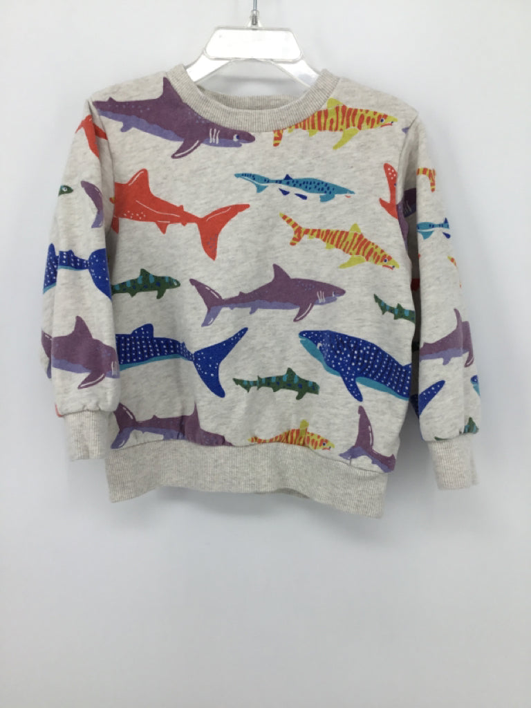 Mini Boden Child Size 4 Multi-Color Print Sweatshirt - boys