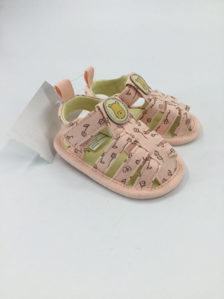 Disney Child Size 1 Toddler Pink Sandals/Flip Flops