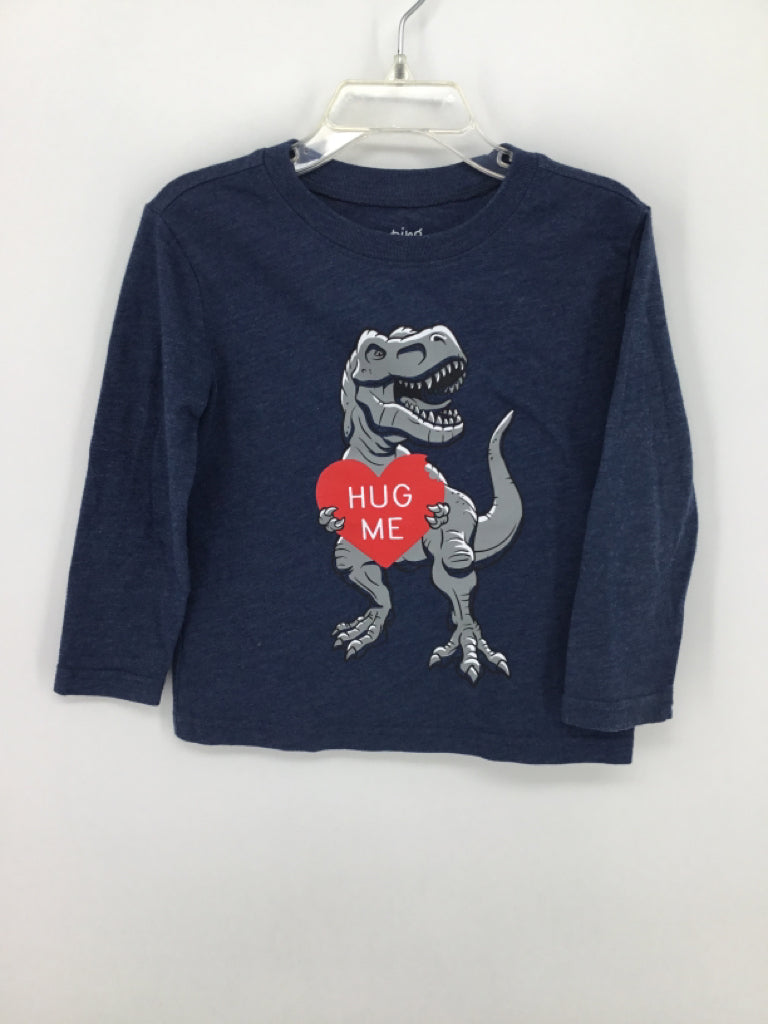 jumping beans Child Size 3 Blue Valentine's Day T-Shirt