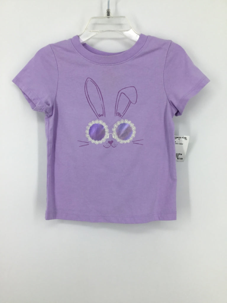 Cat & Jack Child Size 18 Months Purple Easter T-Shirt