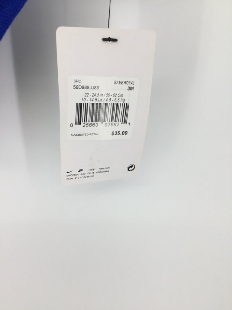 Nike Child Size 3 Months Blue Onesie