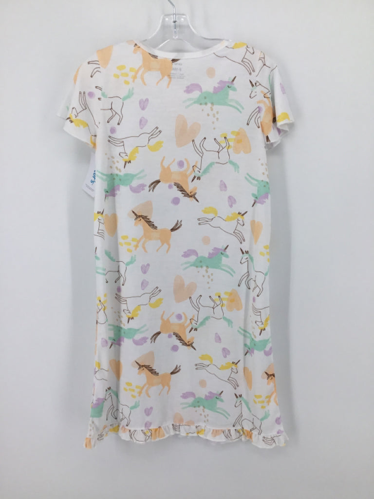 Carter's Child Size 8 White Pajamas - girls