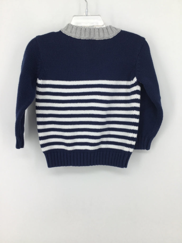 Carter's Child Size 18 Months Natural Stripe Sweater - boys