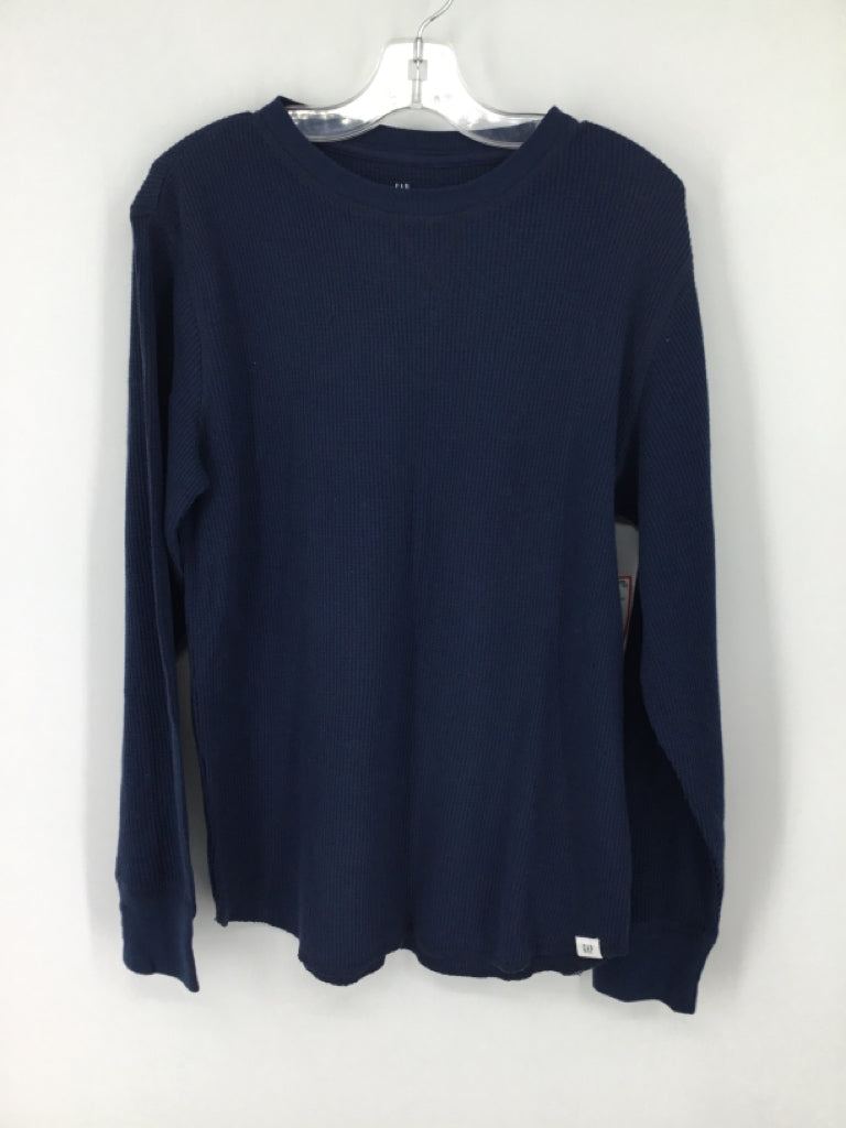 Gap Kids Child Size 12 Navy Solid T-shirt - boys
