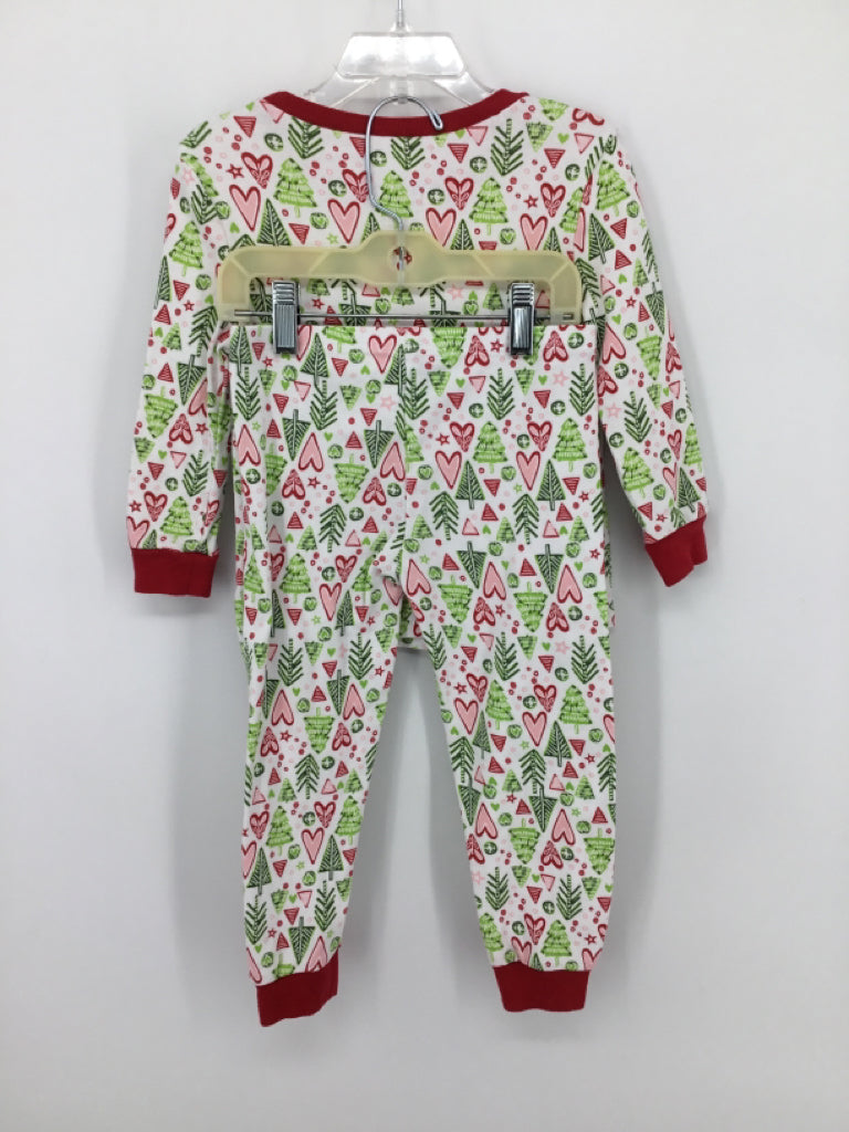 American Girl Child Size 4 Red Christmas Pajamas