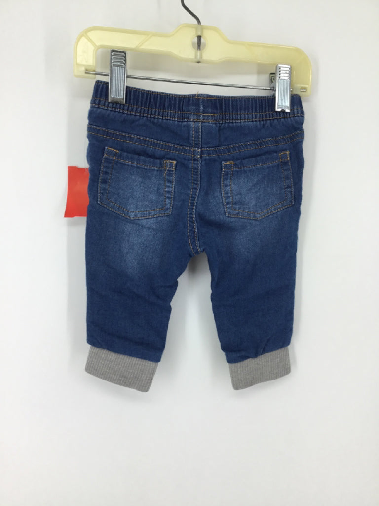 Cat & Jack Child Size 3-6 Months Blue Solid Pants - boys