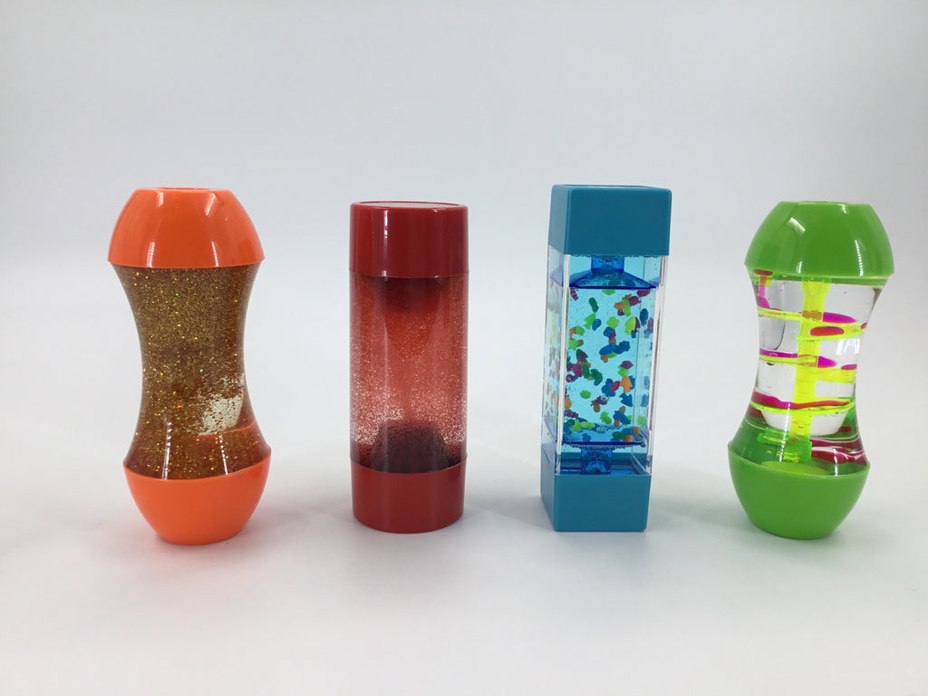Joyin Sensory Liquid Motion Tubes - Set of 4
