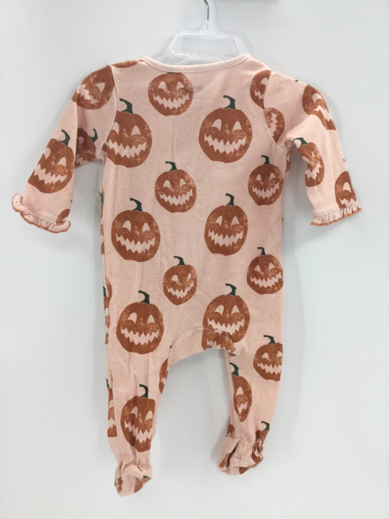 Mudpie Child Size 3-6 Months Pink Halloween Sleeper