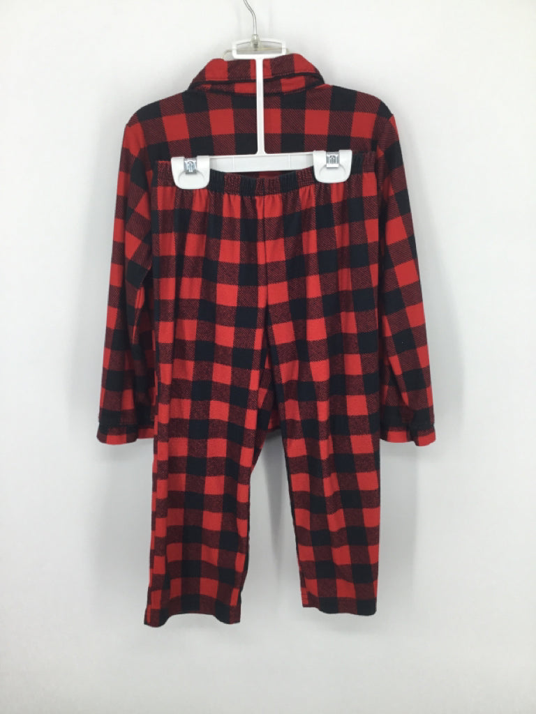Just One You Made by Carters Child Size 5 Red Christmas Pajamas - boys