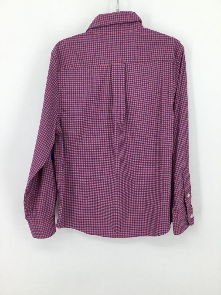 vineyard vines Child Size 5 Pink Gingham Shirt - boys