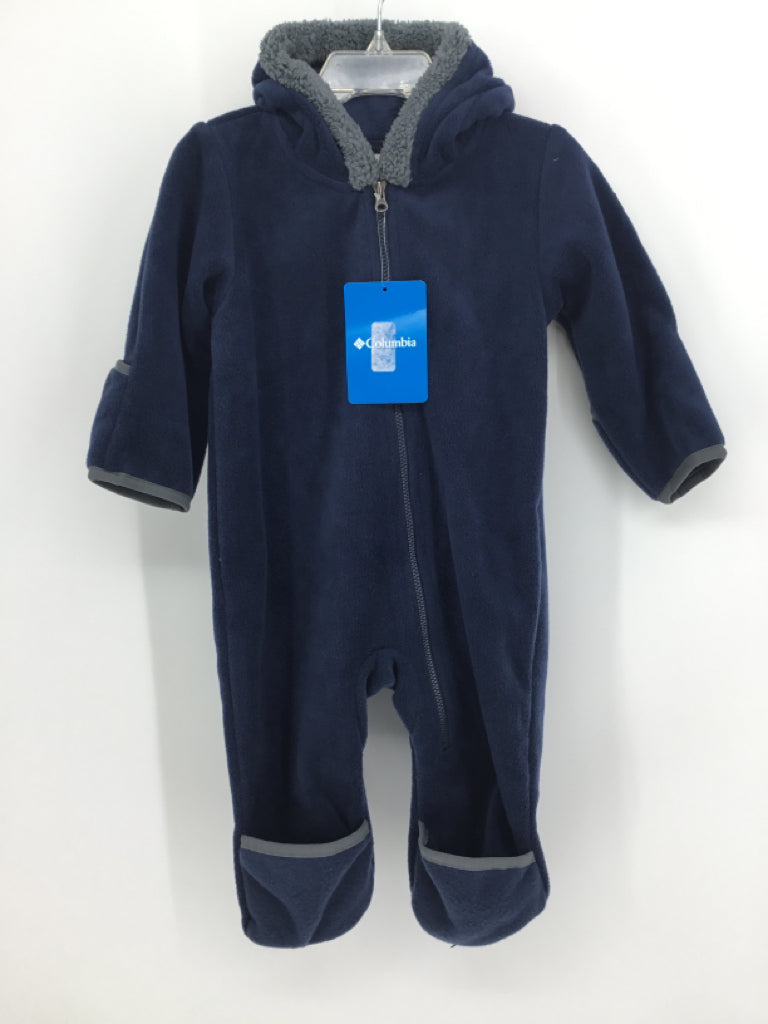 Columbia Child Size 6-12 Months Navy Solid Outerwear - boys