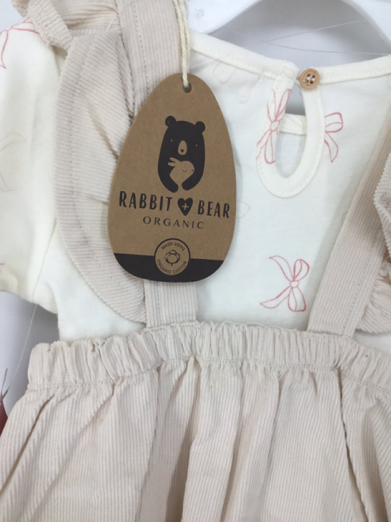 Rabbit + Bear Child Size 12 Months Red Dress - girls