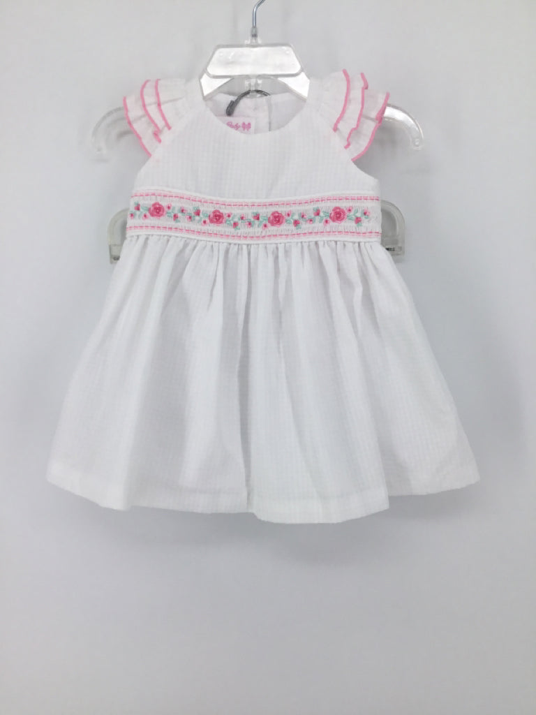 Bonnie Baby Child Size 6-9 Months White Dress - girls