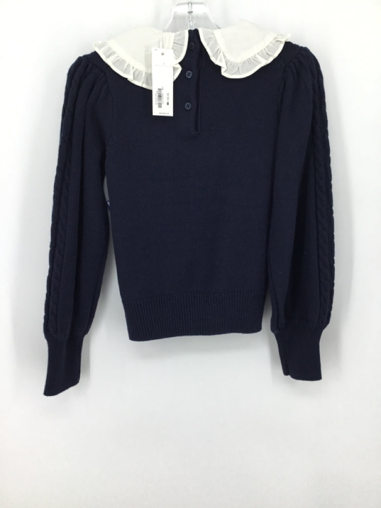 Janie and Jack Child Size 8 Navy Sweater - girls