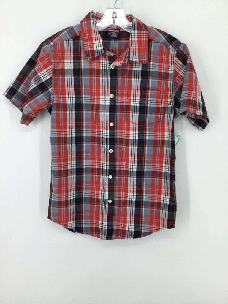 Wrangler Child Size 10 Red Plaid Shirt - boys