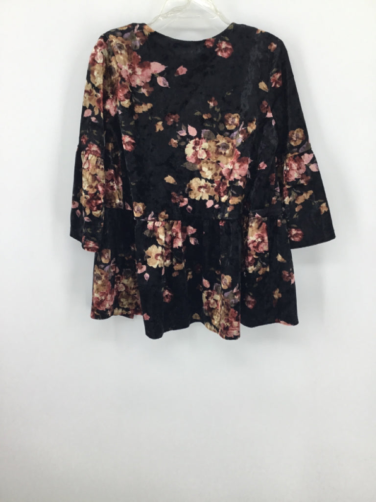 Monteau Child Size 7 Black Shirt - girls