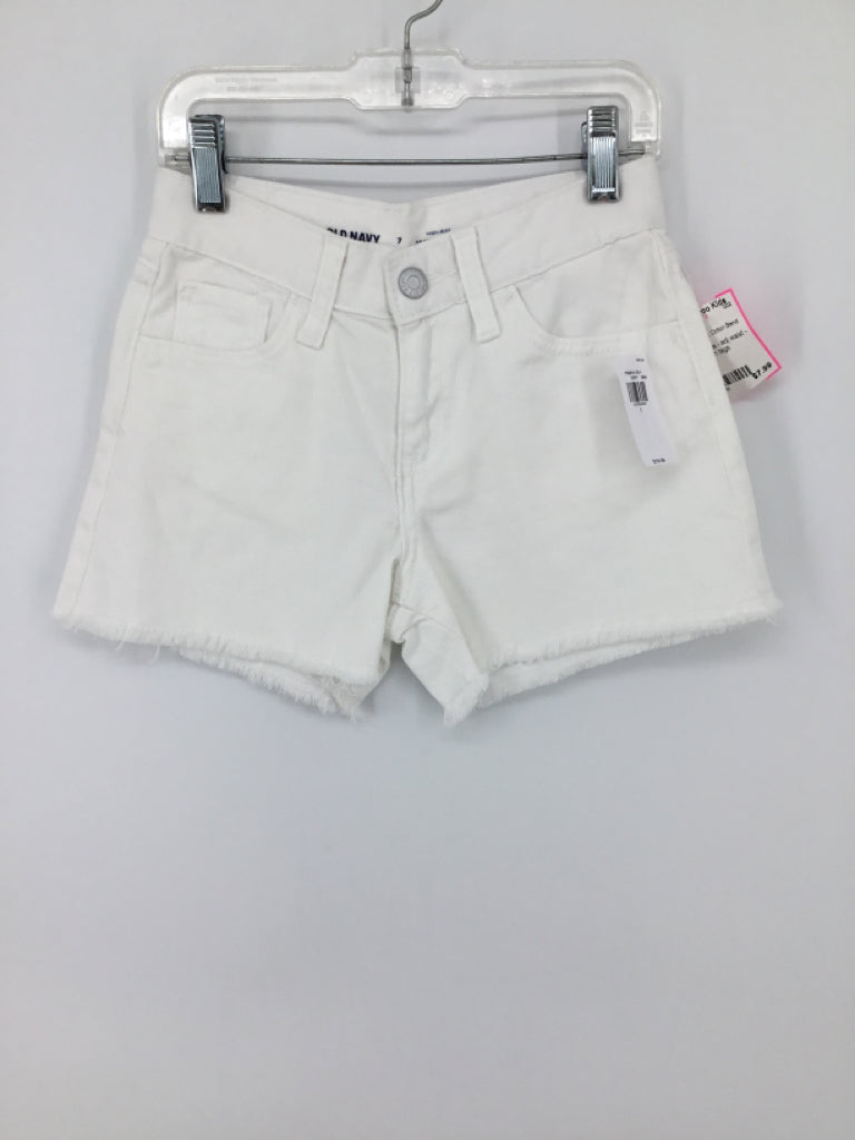 Old Navy Child Size 7 White Shorts - girls