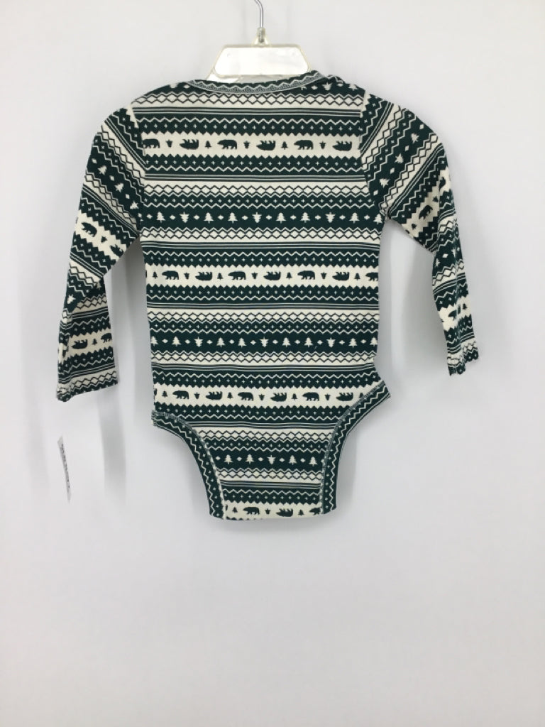 Old Mill Child Size 12-18 Months Green Onesie