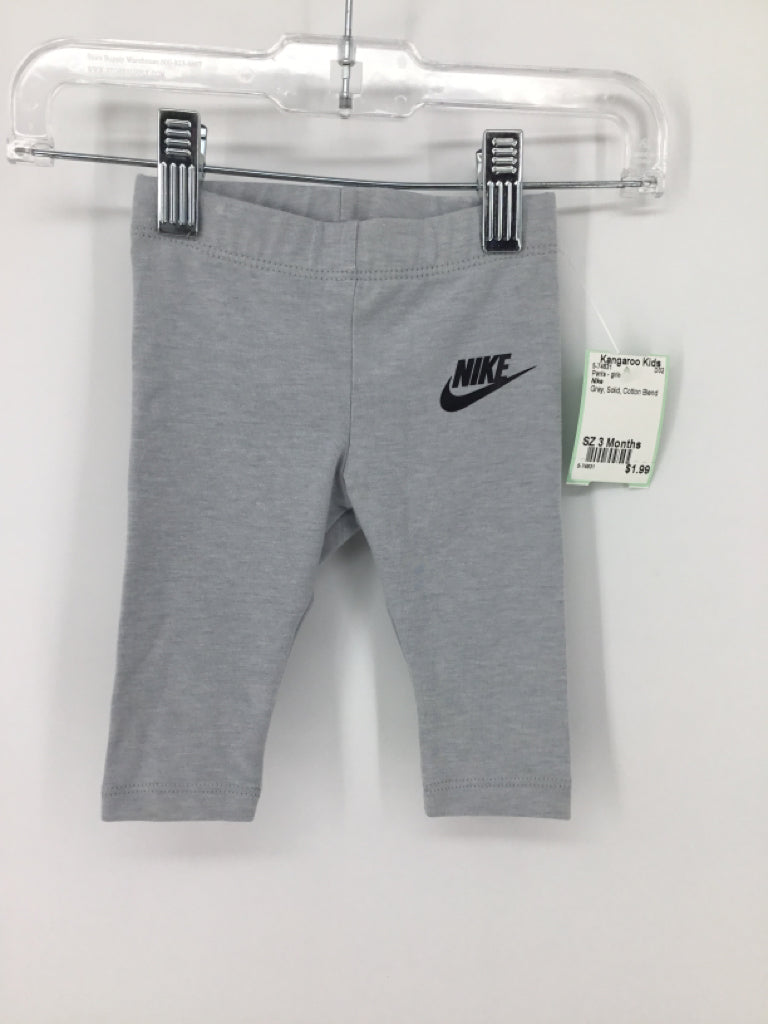 Nike Child Size 3 Months Gray Pants - girls