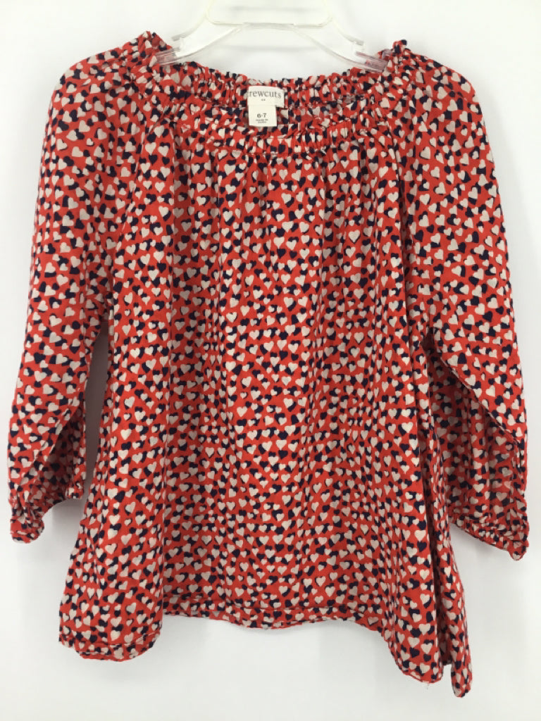 Crewcuts Child Size 6 Red Valentine's Day Shirt