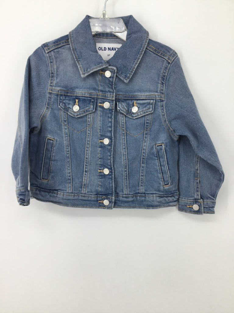 Old Navy Child Size 3 Blue Solid Jacket - boys