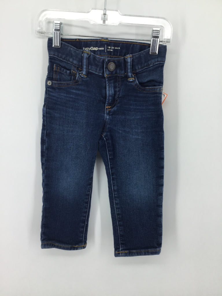 Baby Gap Child Size 18-24 Months Blue Solid Jeans - boys