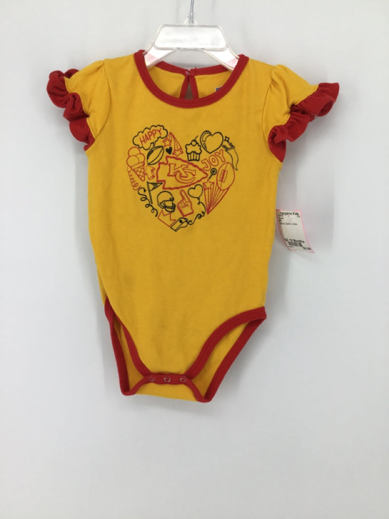 NFL Child Size 18 Months Yellow Onesie