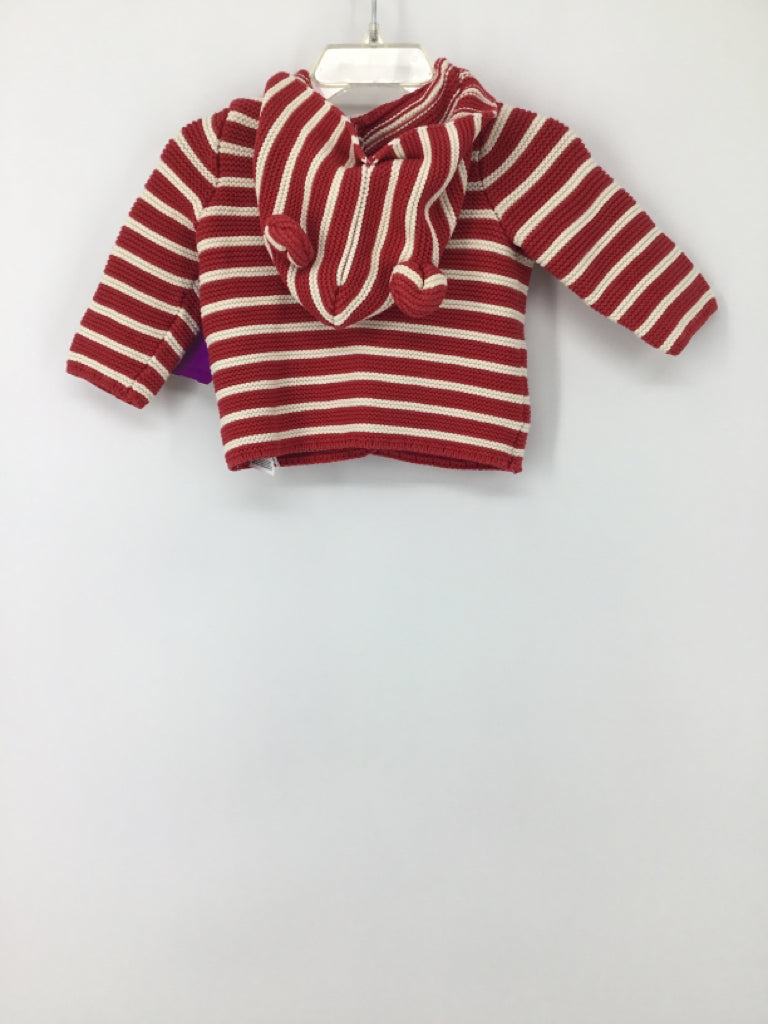 Baby Gap Child Size 3-6 Months Red Stripe Sweater - boys