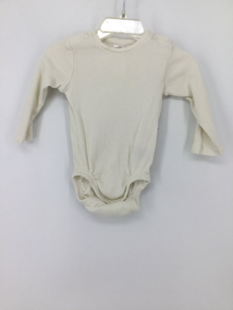 H & M Child Size 6 Months Cream Onesie