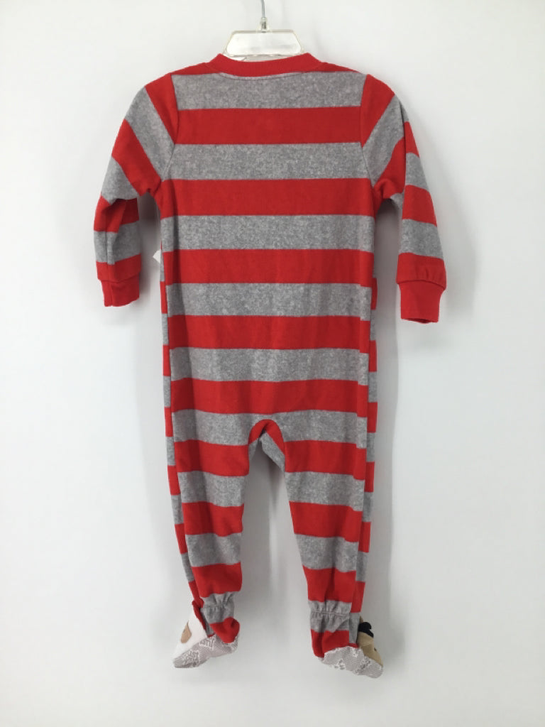 Just One You Made by Carters Child Size 18 Months Red Christmas Sleeper