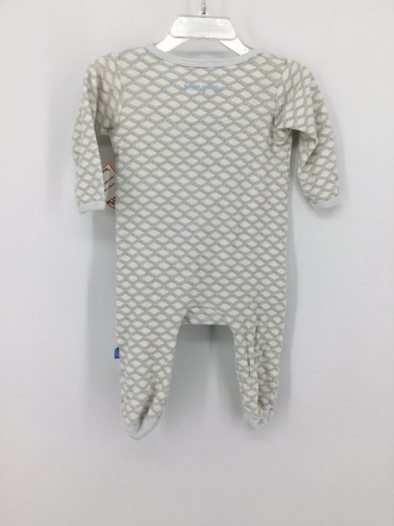 Magnetic Me Child Size 3-6 Months Blue Sleepers