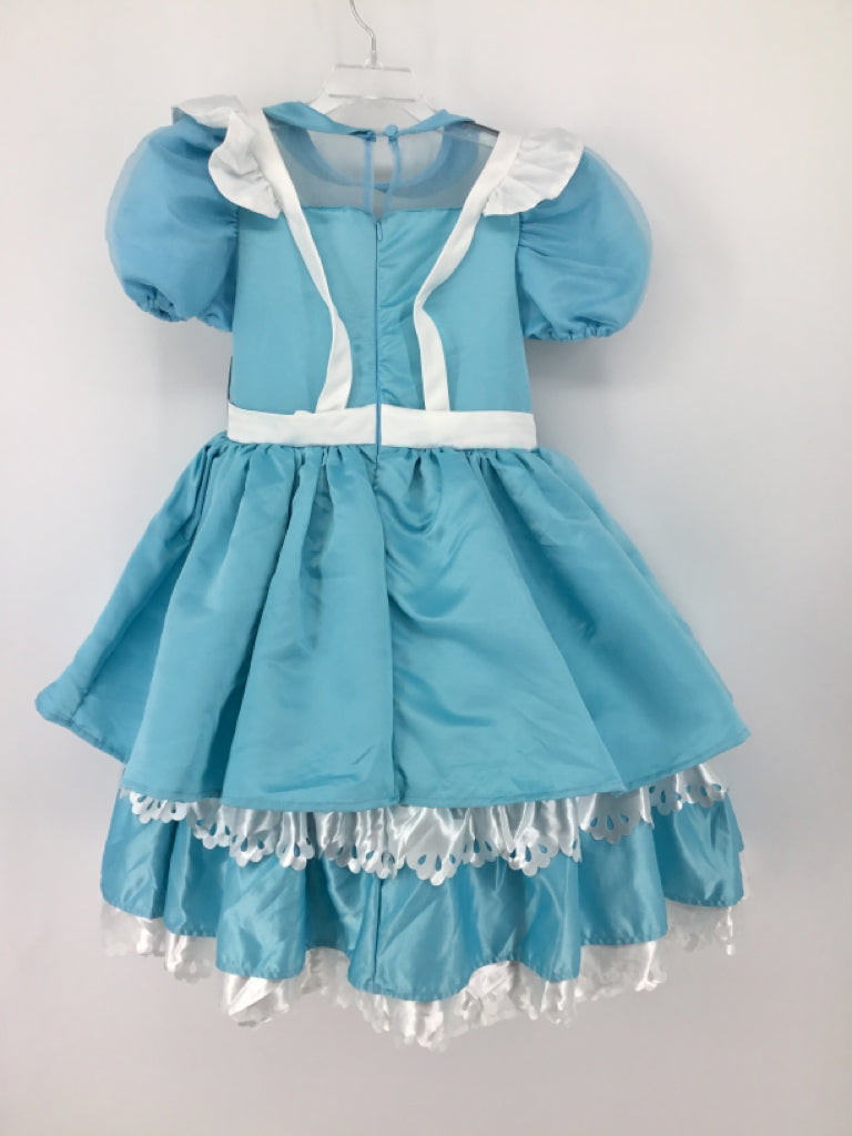 Disney Alice in Wonderland Child Size 4 Blue Halloween Costume