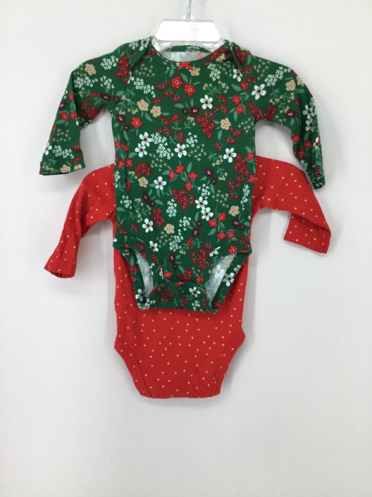 Carter's Child Size 3 Months Green Onesie