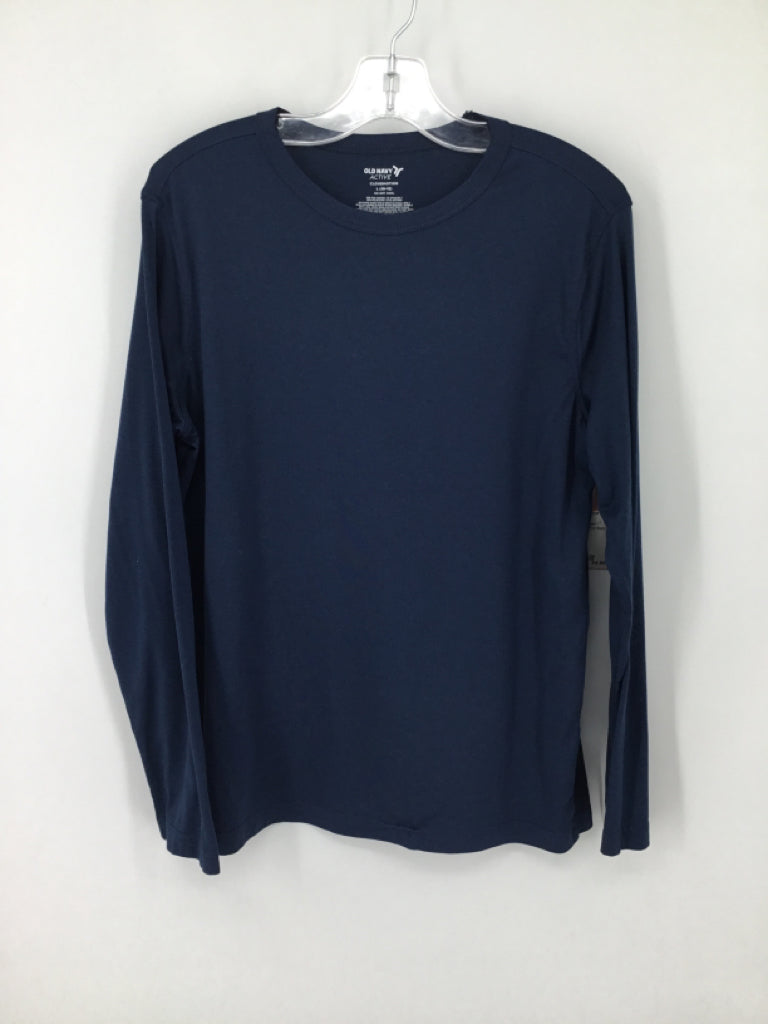 Old Navy Active Child Size 10 Navy Solid T-shirt - boys