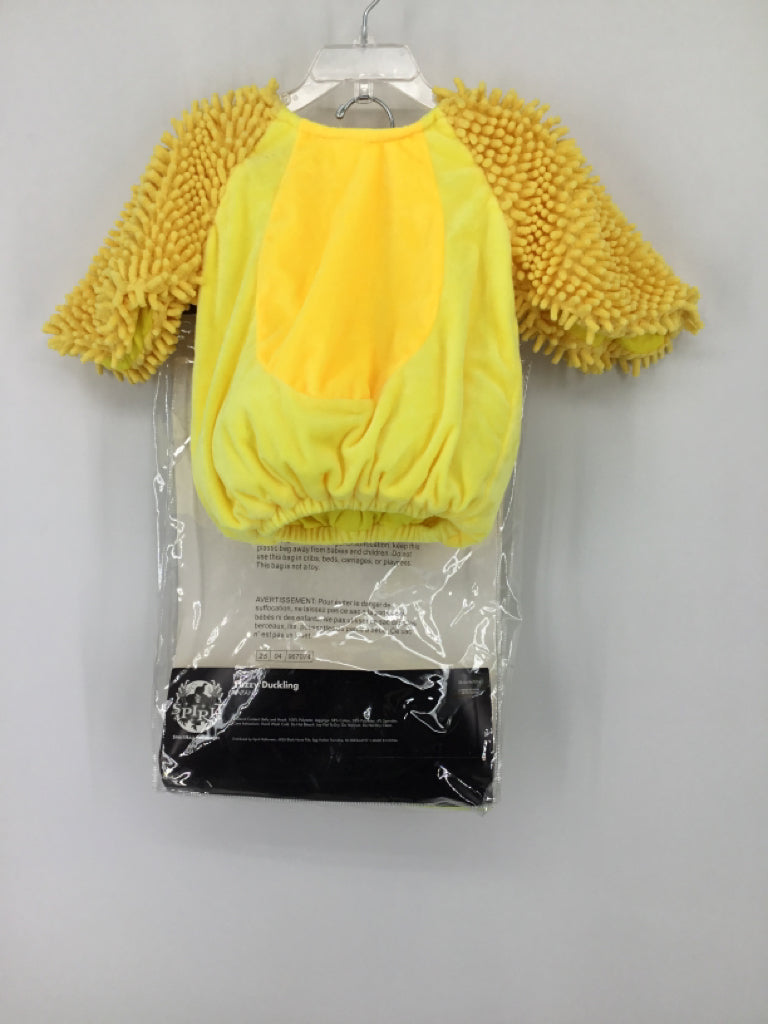Spirit Child Size 0-6 Months Yellow Fuzzy Duckling Halloween Costume