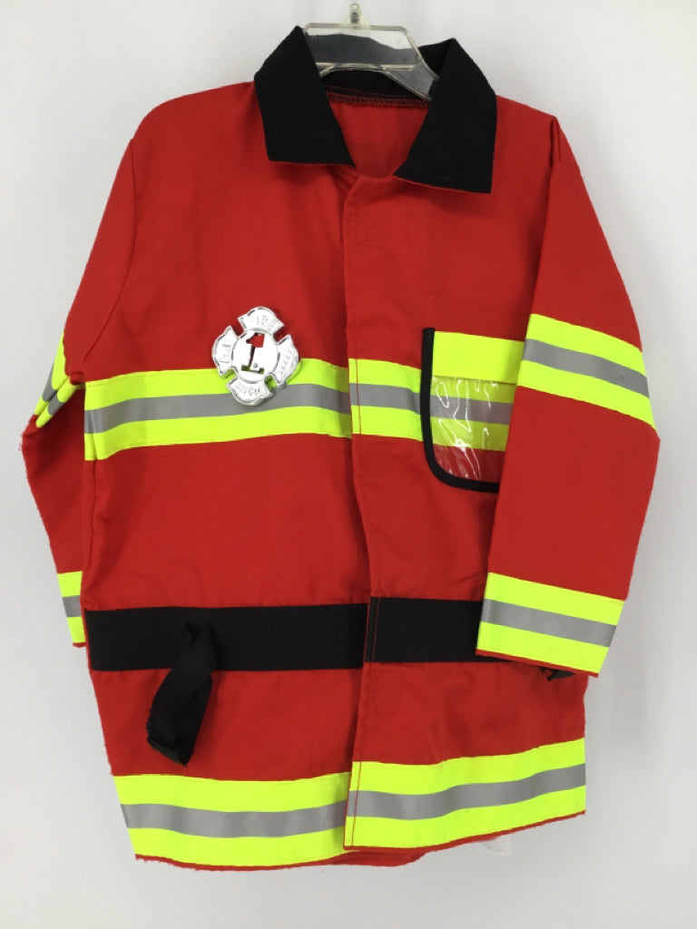 Melissa & Doug Child Size 3 Red Fire Fighter Dress-Up