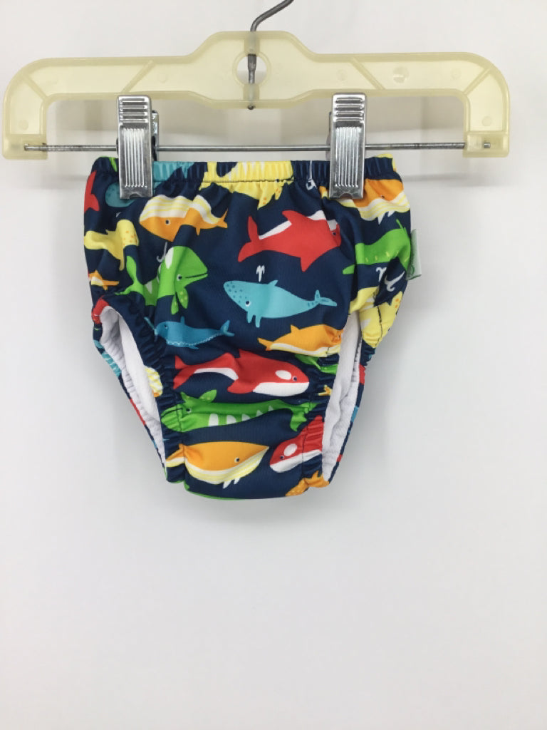 Green Sprouts Child Size 6 Months Navy Swimwear - girls