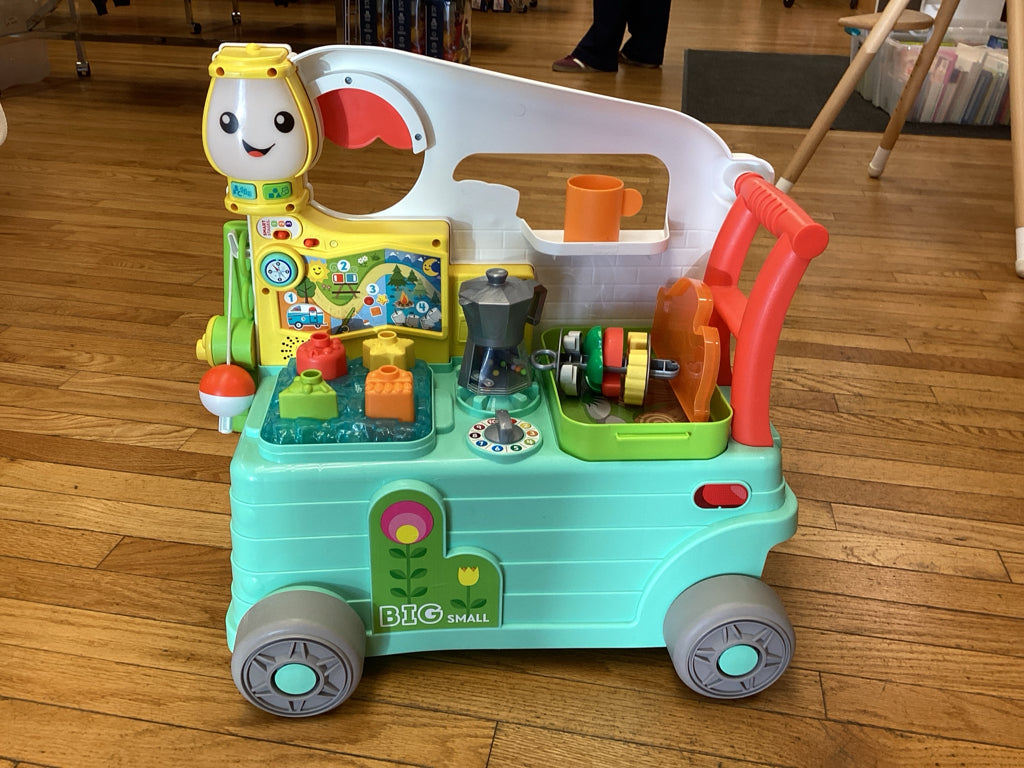 Fisher Price Laugh & Learn 3-in-1 On-the-Go Camper Infant Walker