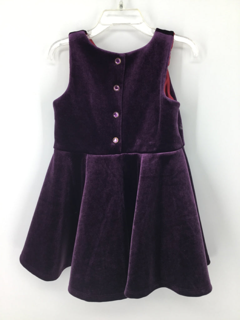Genuine Kids Child Size 3 Purple Dress - girls